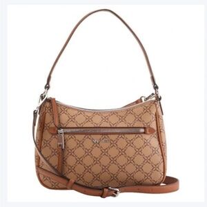 Nine West Collette Mini, Mocha Logo, NWT